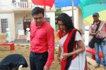Sumeet Raghavan, Rupali Bhosale at Transformers integration with Sab TV serial Bade Door Se Aaye Hain in Malvani, Mumbai on 16th June 2014